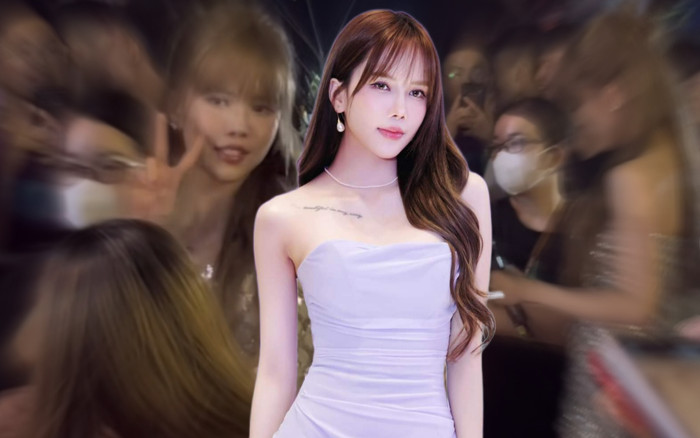 Thiều Bảo Trâm đi chân trần biểu diễn, có phản ứng khi bị khán giả 'chụp lén' Ảnh 2