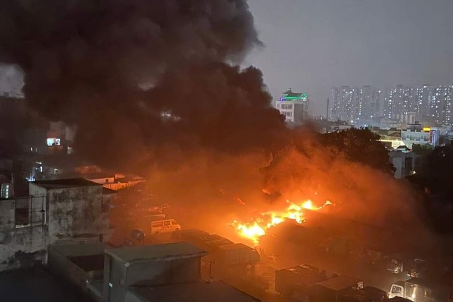 Hiện trường vụ cháy. (Ảnh: Tiền Phong) 