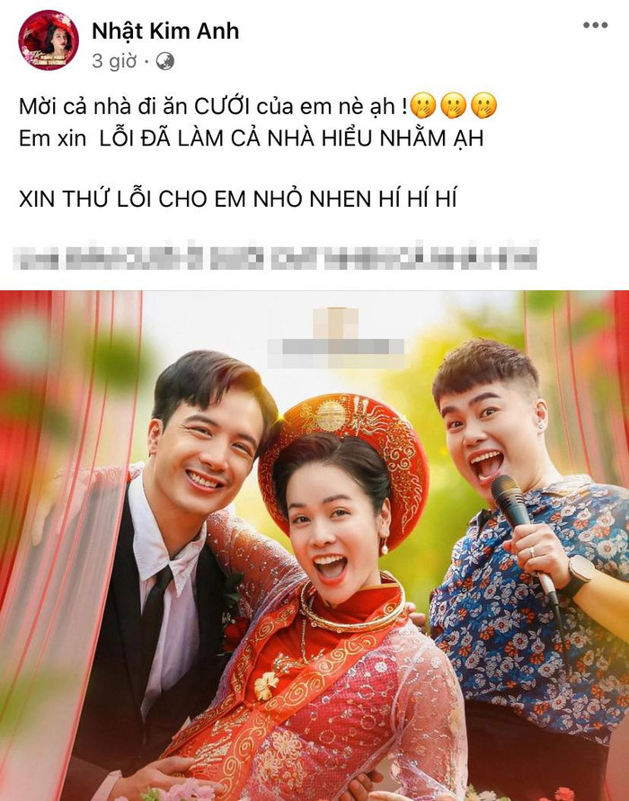  Nhật Kim Anh bất ngờ xin lỗi khán giả sau khi thông báo ngày chung đôi? Ảnh 2
