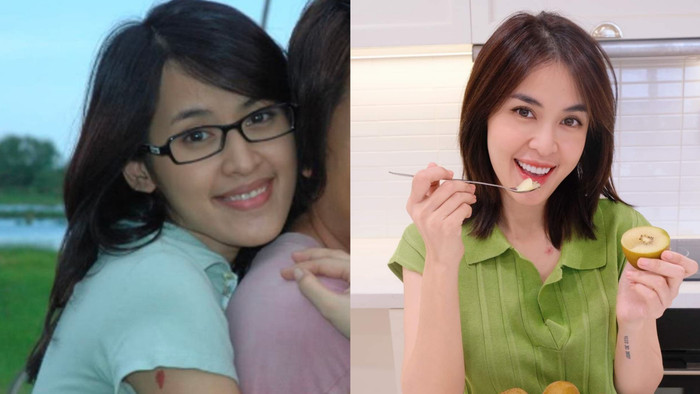 Tú Vi có vẻ ngoài đáng yêu, đôi mắt tròn cùng nụ cười tỏa nắng, đầy ấm áp khi vào vai Trà - cô gái “mọt sách” chính hiệu.