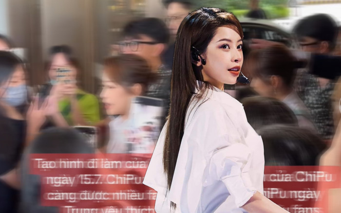 Chi Pu vừa xuất hiện, fan Trung Quốc vây kín lối đi: Chẳng kém sao quốc tế! Ảnh 2
