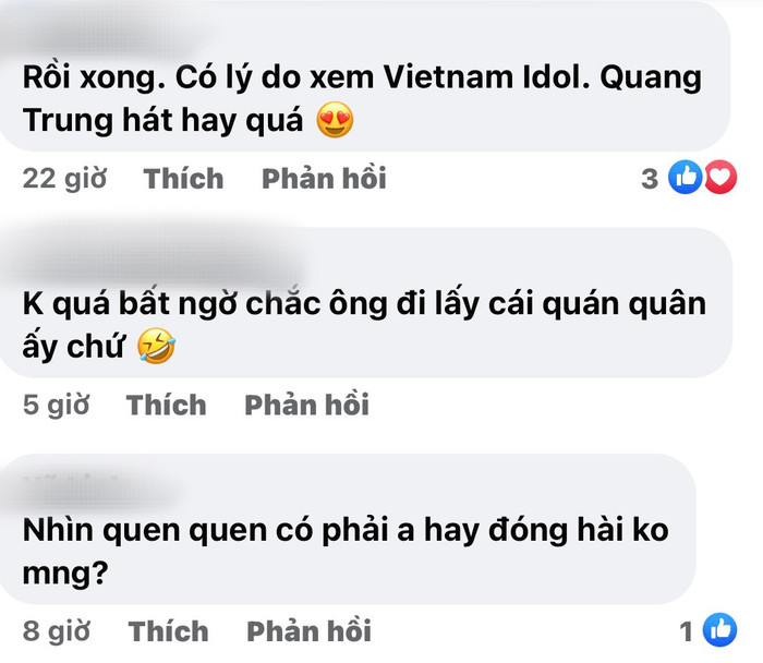 Phản ứng của khán giả ra sao khi 'cây hài' Quang Trung xuất hiện ở Vietnam Idol Ảnh 2