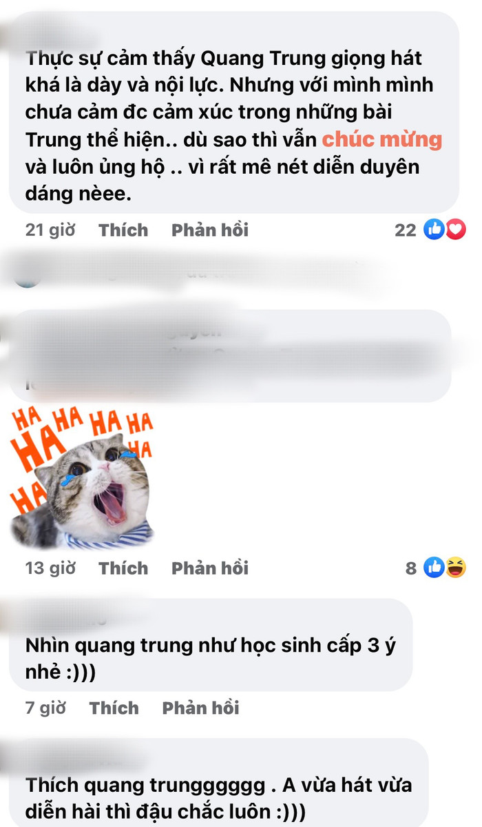 Sự xuất hiện của Quang Trung đã khiến khán giả đặt trọn niềm tin vào việc anh sẽ đi sâu hơn nữa vào các vòng sau.