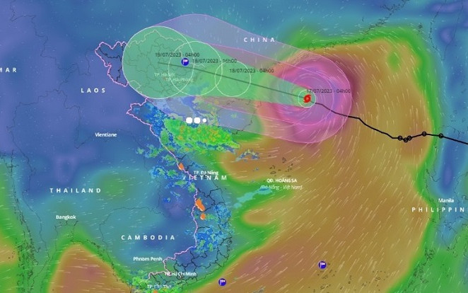Bão số 1 giật cấp 15 vào ven biển Quảng Ninh - Hải Phòng, miền Bắc sắp mưa lớn Ảnh 2