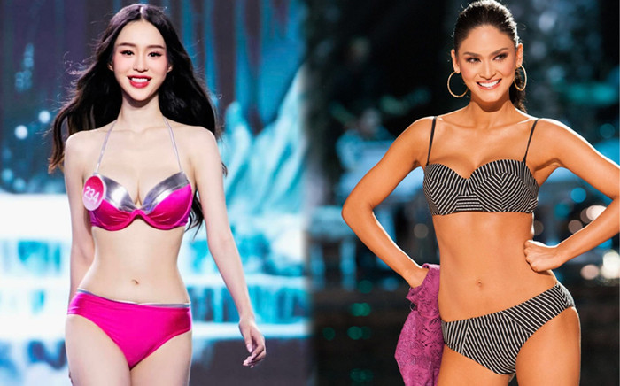 Truyền nhân của Pia ở Miss World VN: catwalk tưng tưng 'núi đôi' làm fan đỏ mặt Ảnh 2