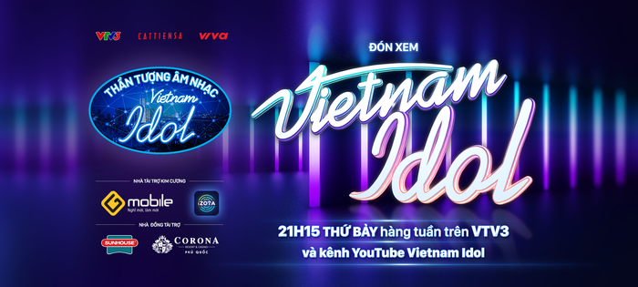 Vietnam Idol phát sóng vào tối thứ 7 hàng tuần lúc 21h15 trên VTV3.