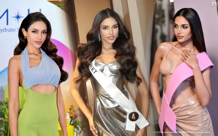 Visual chuẩn celeb của thí sinh hot nhất Hoa hậu Hoàn vũ Thái Lan Ảnh 2