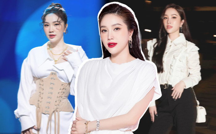 Style chuẩn 'tổng tài phu nhân' của Bảo Thy: Nhìn là 'toát lên mùi tiền'! Ảnh 2