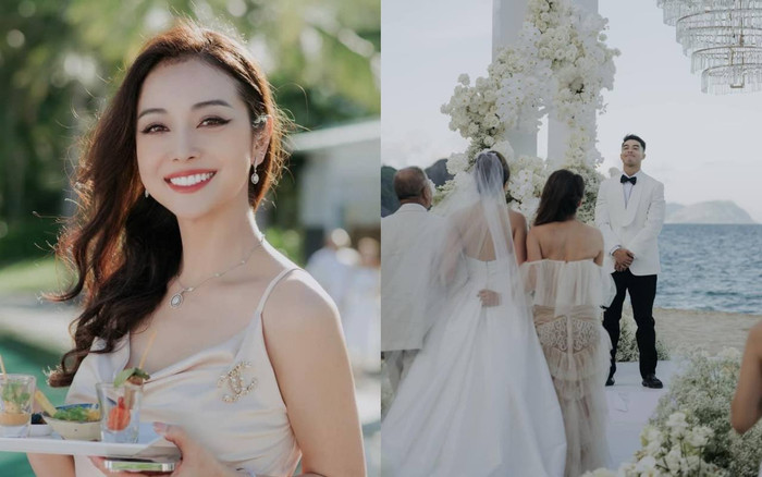 Nhan sắc Jennifer Phạm chiếm spotlight trong hôn lễ của em trai Ảnh 2