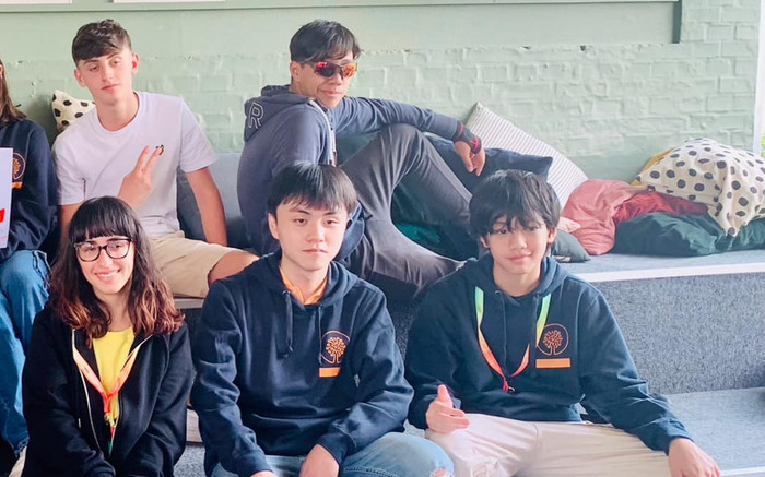 Con trai Cường Đô La sinh hoạt trại hè ở trời Tây, vóc dáng ở tuổi 13 gây chú ý Ảnh 2