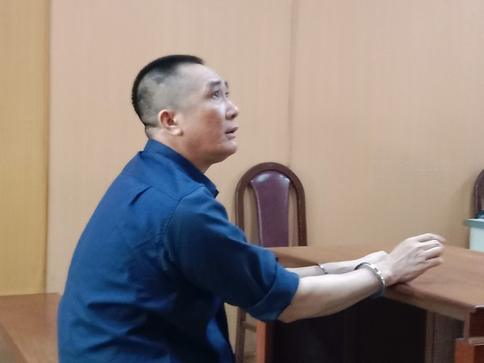 Bị cáo Vũ Văn Khương tại phiên xét xử. Ảnh: Người Lao Động