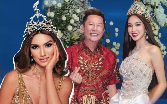 Á hậu 1 Miss Grand International 2021 nói gì khi được hỏi về Thùy Tiên hậu ồn ào bị ông Nawat 'cạch mặt'? Ảnh 2