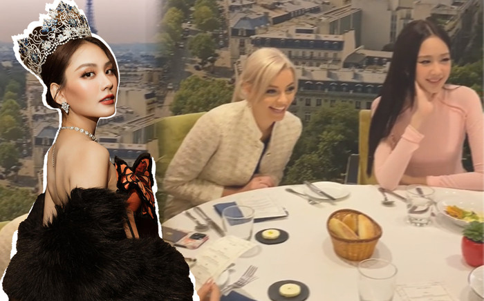 Bảo Ngọc được ngồi cạnh Miss World 2022 trên bàn ăn, Mai Phương bị cho ra rìa Ảnh 2