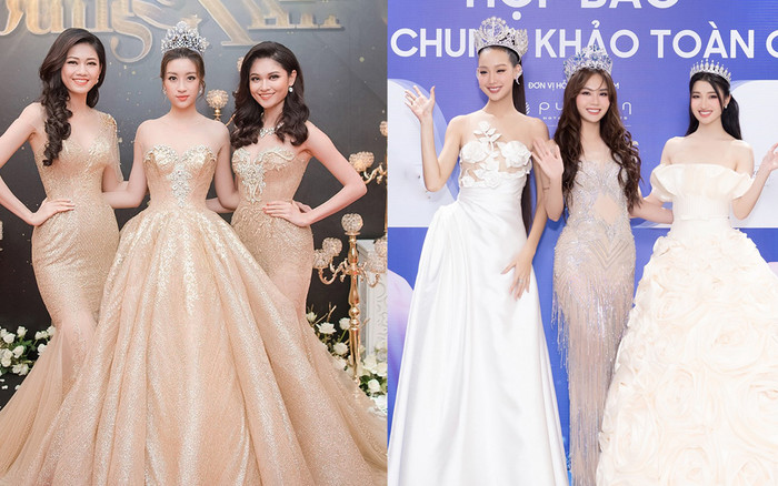 Á hậu Thanh Tú chưa lấn át Đỗ Mỹ Linh dù cao hơn, Bảo Ngọc thua xa độ tinh tế Ảnh 2