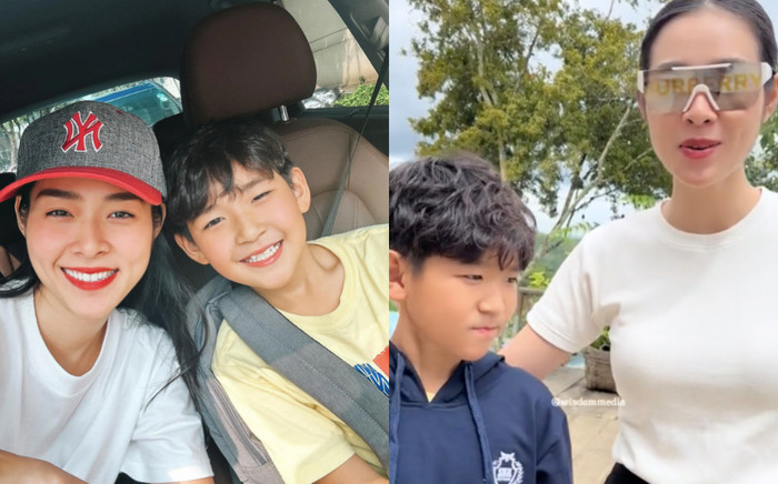 Sao nữ Vbiz được con trai tháp tùng đi biểu diễn, diện mạo quý tử gây chú ý Ảnh 2