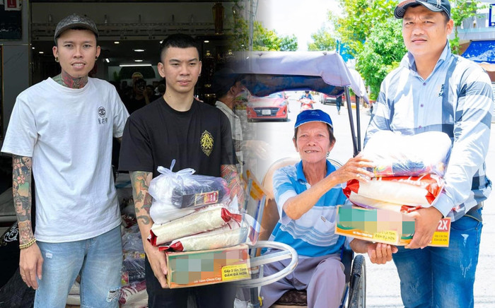 Lần đầu tiên, 200 thợ xăm từ mọi miền đất nước tổ chức giúp đỡ bà con Long An Ảnh 2