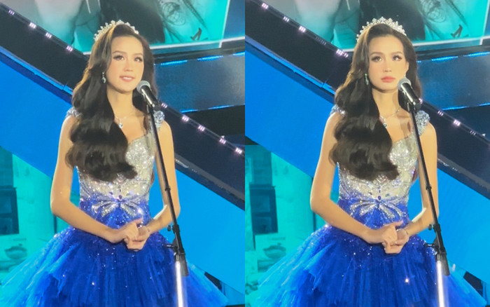 Top 3 Miss World VN final-walk: Á hậu Bảo Ngọc lộ vẻ mặt 'cọc' khó hiểu Ảnh 2