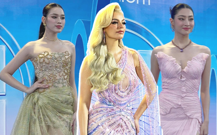 Camera thường thảm đỏ: 'búp bê sống' Miss World có lấn át dàn hoa hậu Việt? Ảnh 2