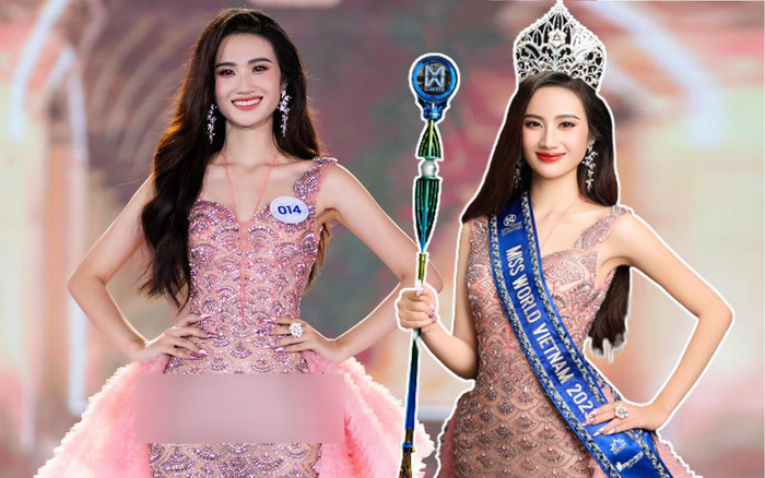 Tân hoa hậu Ý Nhi lộ nội y suốt cả chung kết, suýt chút nữa là đẹp hoàn hảo rồi Ảnh 2