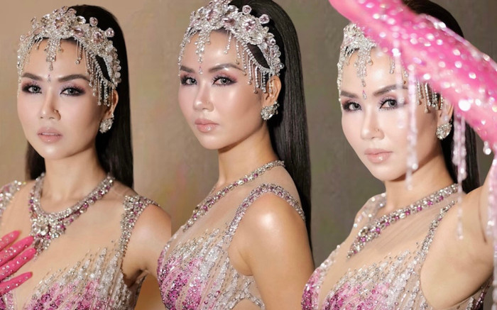 Võ Hạ Trâm 'hô biến' thành cô gái Ấn Độ, thần thái sắc lẹm khó ai vượt mặt Ảnh 2