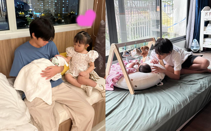 Khoe khoảnh khắc thân thiết của hai quý tử, Cường Đô La bị 'hỏi khó' Ảnh 2