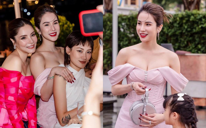 Diệp Lâm Anh đưa con gái tham dự tiệc, 'flex' hội bạn thân tài sắc vẹn toàn Ảnh 2