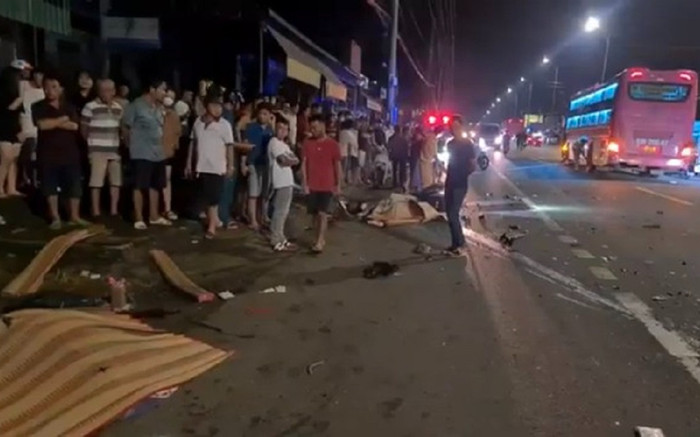 Xe khách Thành Bưởi gây tai nạn khiến 2 anh em ruột bỏ mạng tại chỗ Ảnh 2