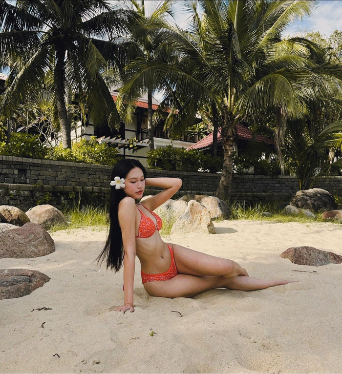 Doãn Hải My là một trong những nàng WAGs xinh đẹp nhất của bóng đá Việt Nam. Ảnh: FBNV