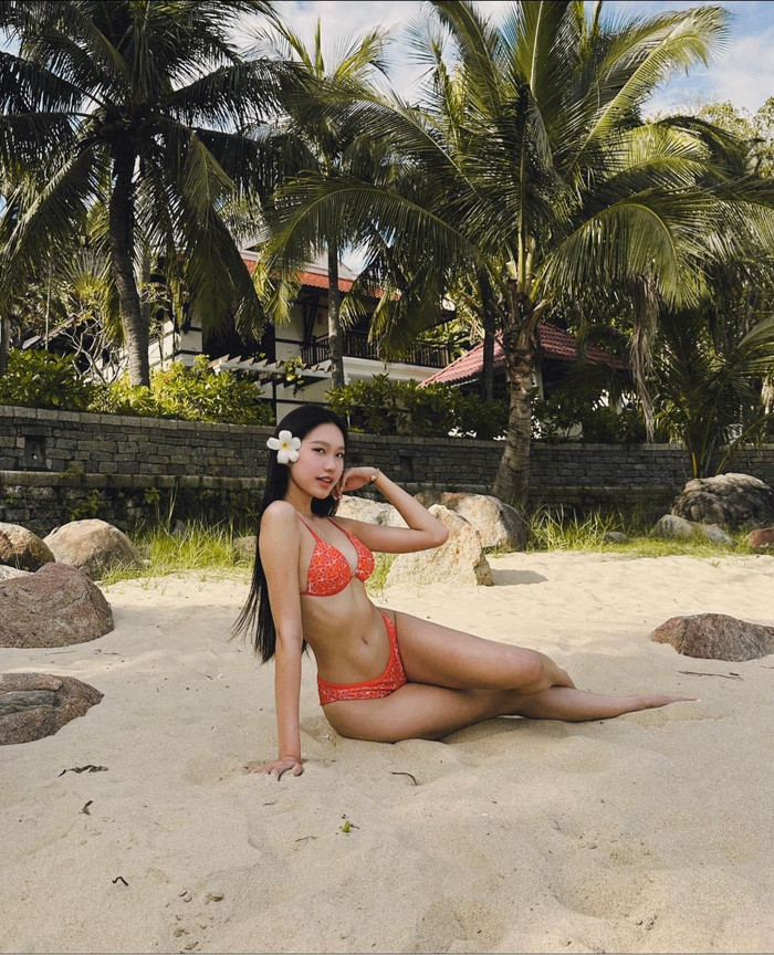 Doãn Hải My đã khoe một loạt ảnh nóng bỏng và nhận được rất nhiều lời khen. Ảnh: FBNV