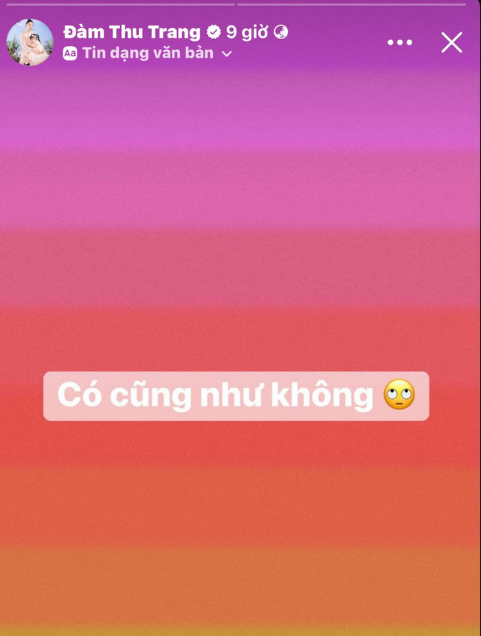  Giữa đêm bà xã Cường Đô La bất ngờ đăng đàn 'có cũng như không', chuyện gì đây? Ảnh 1