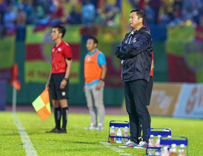 HLV Lê Huỳnh Đức chưa biết thắng cùng Bình Dương FC. Ảnh: CLB Bình Dương