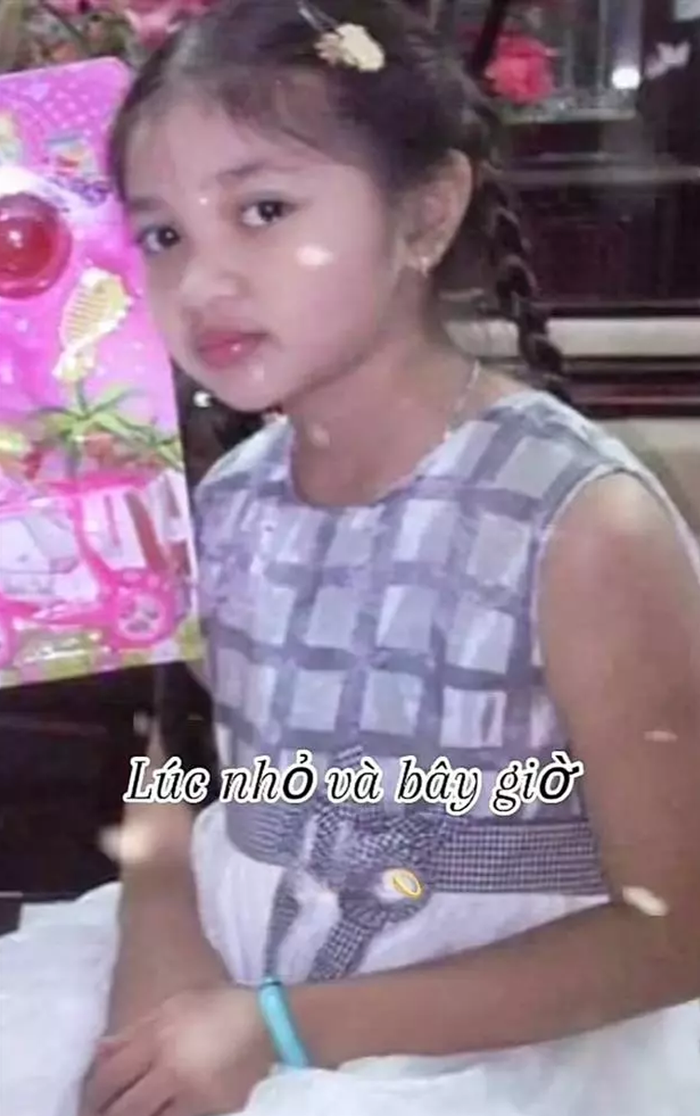 Ảnh thuở bé giúp người đẹp Ninh Thuận thoát nghi vấn 'dao kéo'.