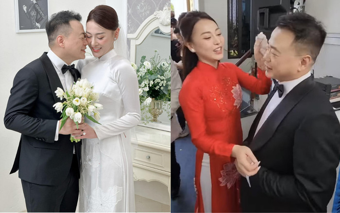 Phương Oanh lau mồ hôi cho Shark Bình, hào hứng khen chồng trẻ hơn ngày thường Ảnh 2