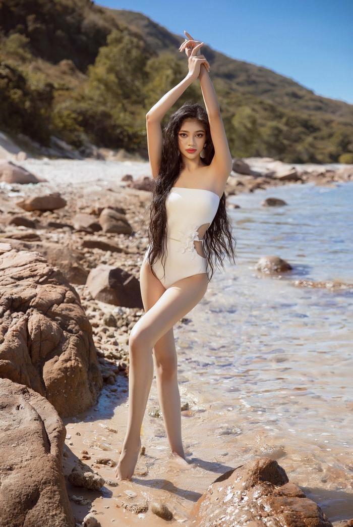 Top 3 Miss World VN 2023 diện bikini: Minh Kiên thua xa Ý Nhi, Đào Hiền! Ảnh 8