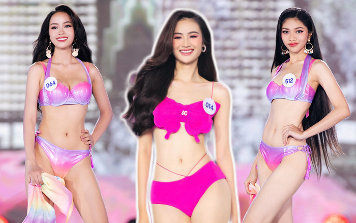 Top 3 Miss World VN 2023 diện bikini: Minh Kiên thua xa Ý Nhi, Đào Hiền Ảnh 2