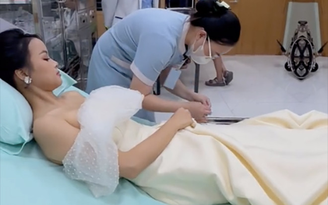 Á hậu vừa đăng quang kiệt sức, hình ảnh trên giường bệnh khiến fan lo lắng Ảnh 2