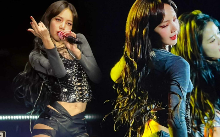 Lisa diện quần cắt xẻ tận eo siêu nóng bỏng, giật hết spotlight của BLACKPINK trên sân khấu Ảnh 2