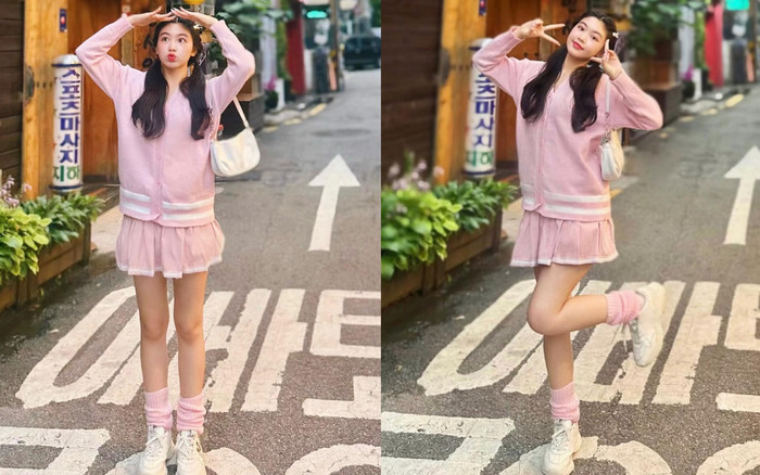 Con gái MC Quyền Linh khoe visual trong trẻo cùng đôi chân dài khiến dân tình xuýt xoa Ảnh 2