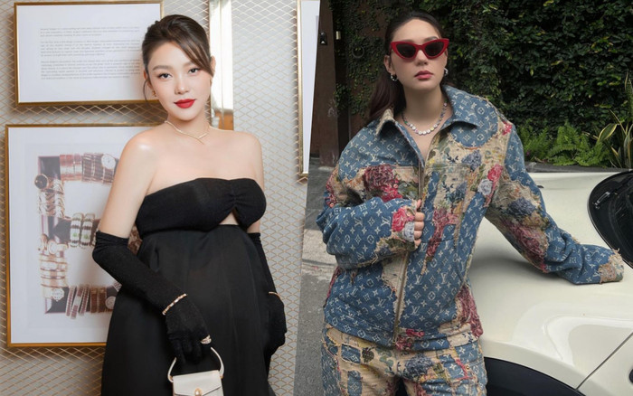 Thời trang bầu bí vừa sang vừa đẹp ghi điểm tuyệt đối của Minh Hằng Ảnh 2