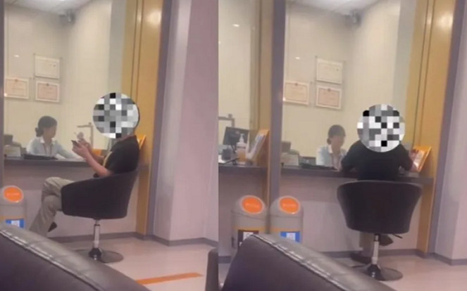 Nữ nhân viên ngân hàng khóc nấc trước chiêu trả đũa của khách hàng Ảnh 2