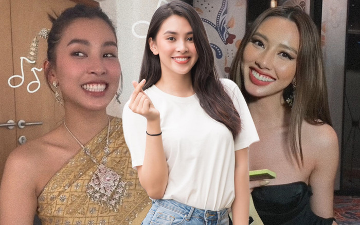 Hoa hậu Tiểu Vy trổ tài hát tiếng Thái Lan, bất ngờ 'đụng hàng' với Thùy Tiên Ảnh 2