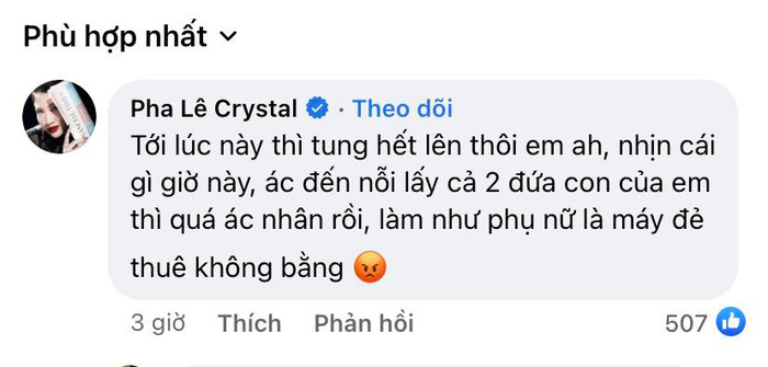  Một nữ ca sĩ bức xúc, ủng hộ Diệp Lâm Anh tung hết chứng cứ chồng ngoại tình Ảnh 3