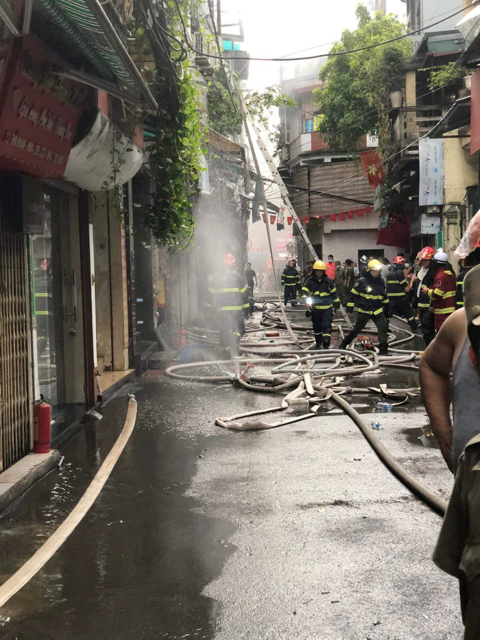 Hiện trường xảy ra vụ hỏa hoạn. (Ảnh: LĐ).