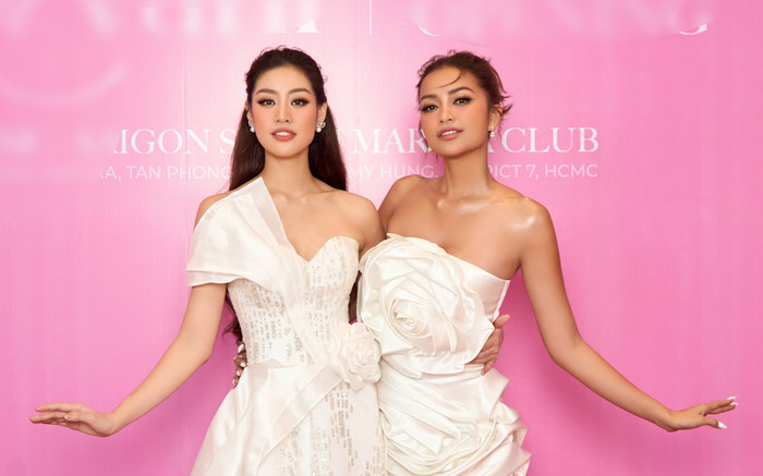 Khánh Vân - Ngọc Châu hội ngộ, nhan sắc 'mỗi người một vẻ' bất phân thắng bại! Ảnh 2