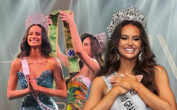 Nhan sắc nhìn là muốn ụp vương miện của tân Hoa hậu Hoàn vũ Brazil Ảnh 2