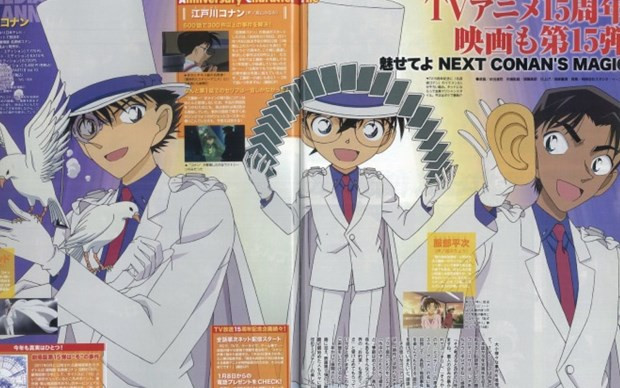 'Vũ trụ mỹ nam' Kaito Kid - Heiji - Shinichi về chung một đội ở Conan 2024? Ảnh 1