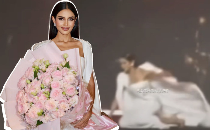 Bản sao Phạm Hương 'vồ ếch' tại Miss Universe Thailand 2023 Ảnh 2