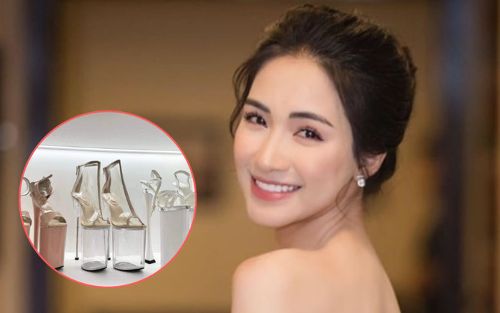 Bộ sưu tập giày “cà kheo” giúp Hòa Minzy cao từ mét rưỡi thành mét tám Ảnh 2