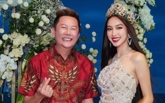 Hoa hậu Thùy Tiên chúc mừng sinh nhật ông Nawat dù bị hủy theo dõi Ảnh 2