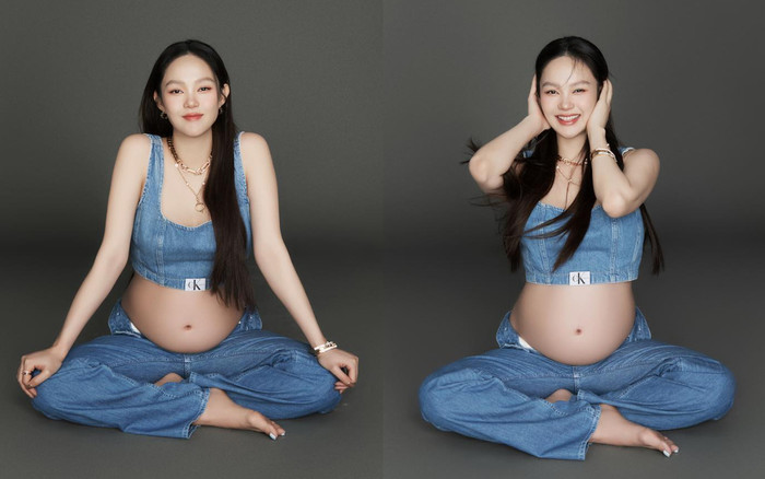 Minh Hằng cuối thai kỳ: Diện đồ hở bạo khoe bụng bầu, visual thăng hạng rõ rệt Ảnh 2